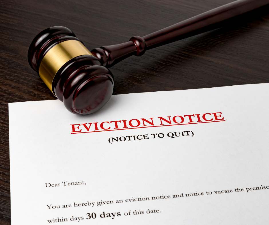 File an eviction notice to remove your tenant from your property