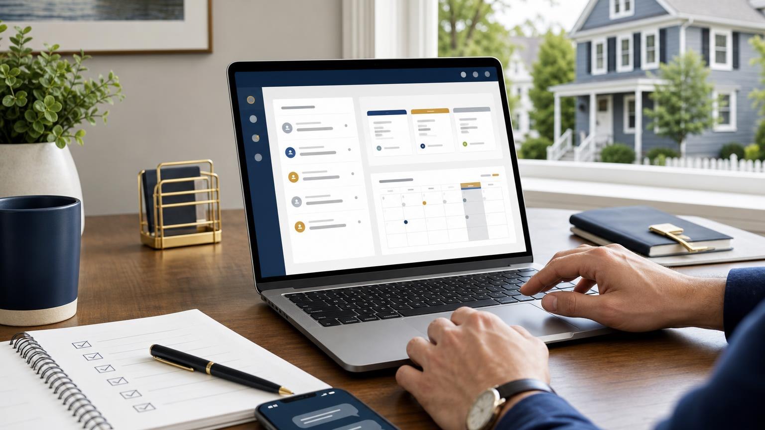 Connecticut landlord reviewing rental leads and tenant applications on a leasing dashboard.